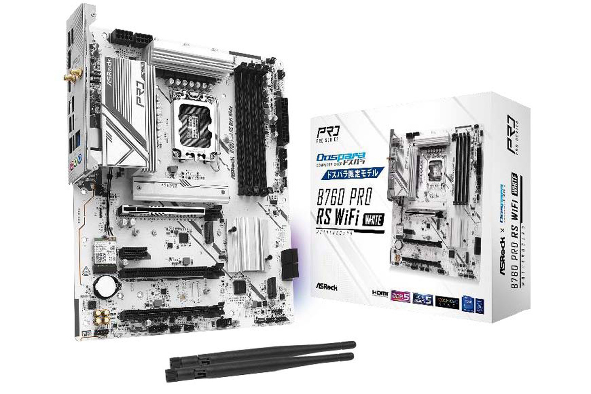 B760M PRO RS/D4 ドスパラ限定モデル Amazon | ASRock B760M Pro RS/D4 WiFi (B760 1700 MicroATX