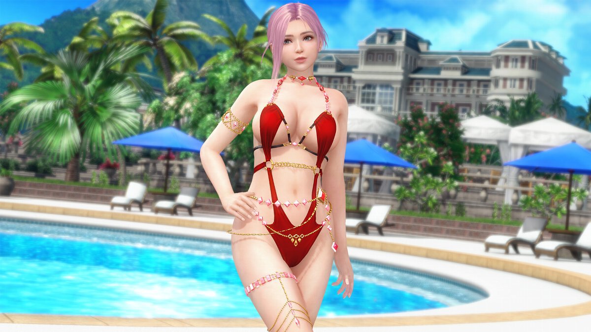 ゴージャス＆セクシー！『DOAXVV』に新水着「レディアントレッド」が登場