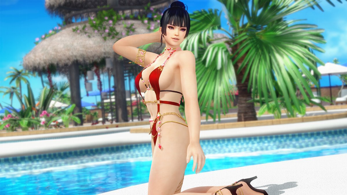 ゴージャス＆セクシー！『DOAXVV』に新水着「レディアントレッド」が登場