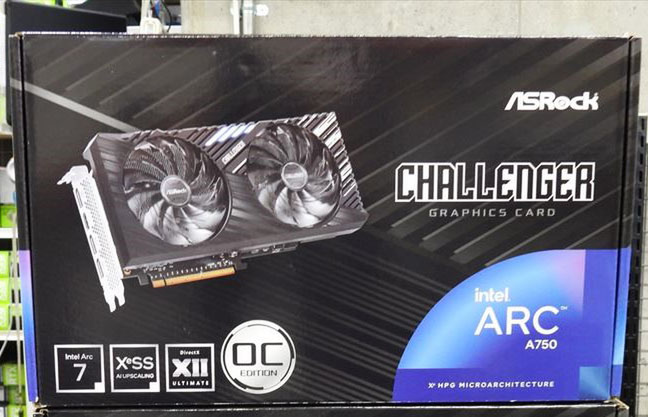 グラフィックボード・グラボ・ビデオカード ASRock Challenger A750 OC Edition ASRock > Intel Arc A750 Challenger D 8GB OC