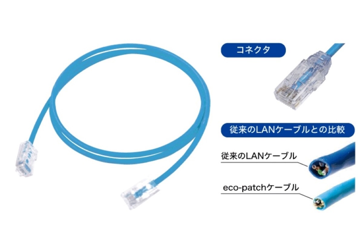 ASCII.jp：待望の個人販売、極細LANケーブル「eco-patch」をご家庭でも
