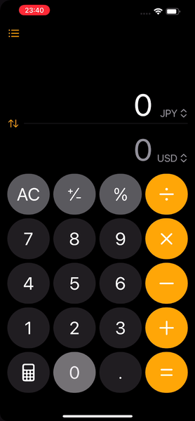 【iOS 18ベータ版】換算電卓
