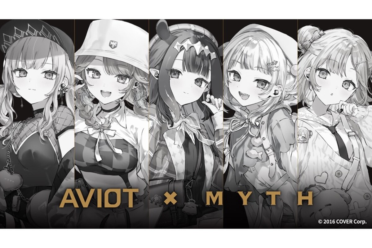 ASCII.jp：ホロライブEN -Myth-の5人をイメージしたAVIOTコラボ