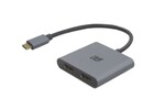 PD 100Wポートから充電しながら使えるUSB-C to HDMI×2アダプター