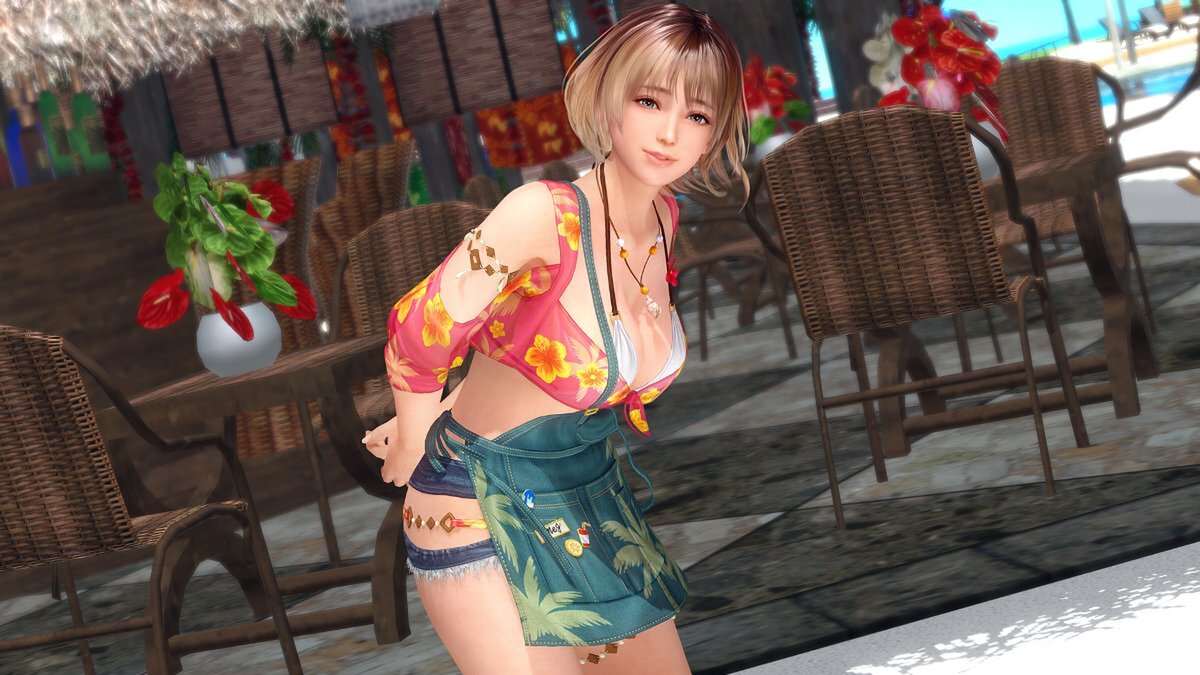 オーナーとサボりたい女神「メグ（CV：富田美憂さん）」が『DOAXVV』に新登場！