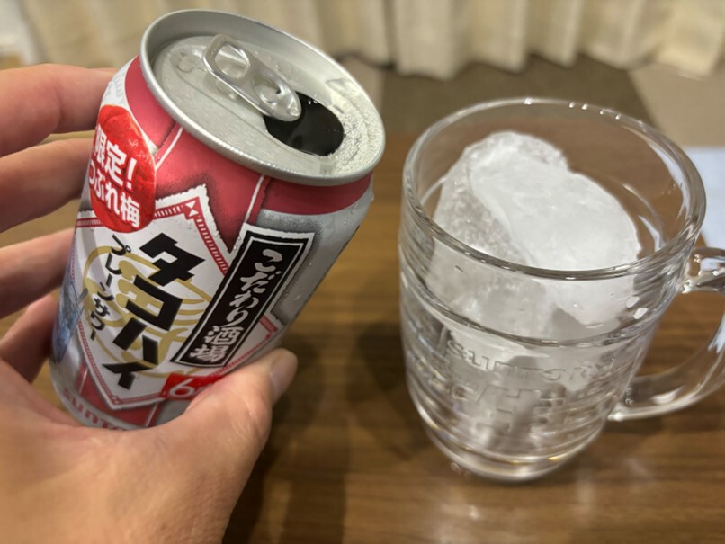 こだわり酒場のタコハイ〈つぶれ梅〉