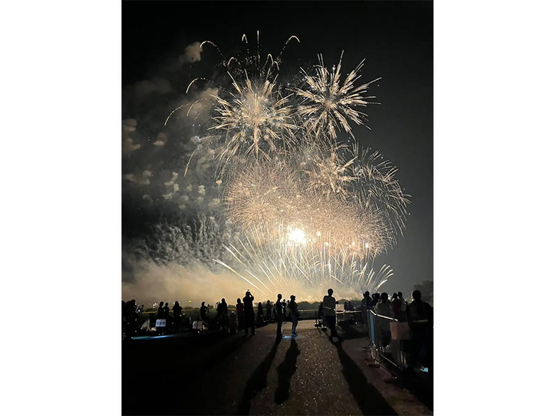 利根川花火大会チケット 五霞町側 Eイス席 2枚 【公式通販】