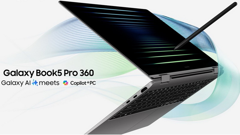 Samsungが「CoreUltra2」搭載ノートPC「Galaxy Book5 Pro 360」発表!