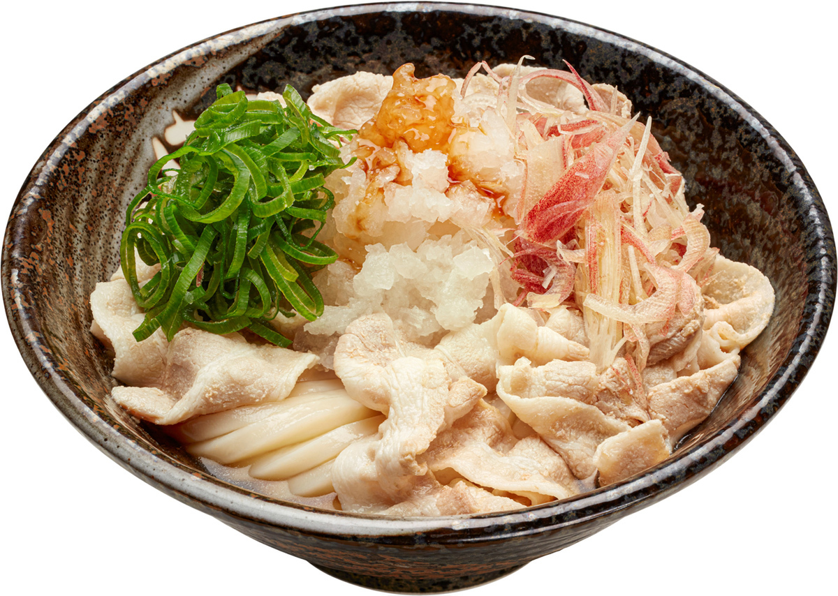 3種薬味豚しゃぶうどん（冷・温）