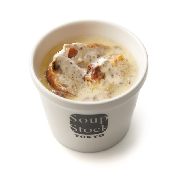 「Soup Stock Tokyo」の「フェルメールの“牛乳を注ぐ女”のスープ 」