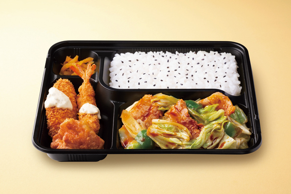 3種の醤仕立て！ 回鍋肉弁当～1日に必要な野菜の1／2使用～