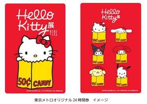 ハローキティ50周年記念！東京メトロオリジナル24時間券を西新宿エリアでも販売