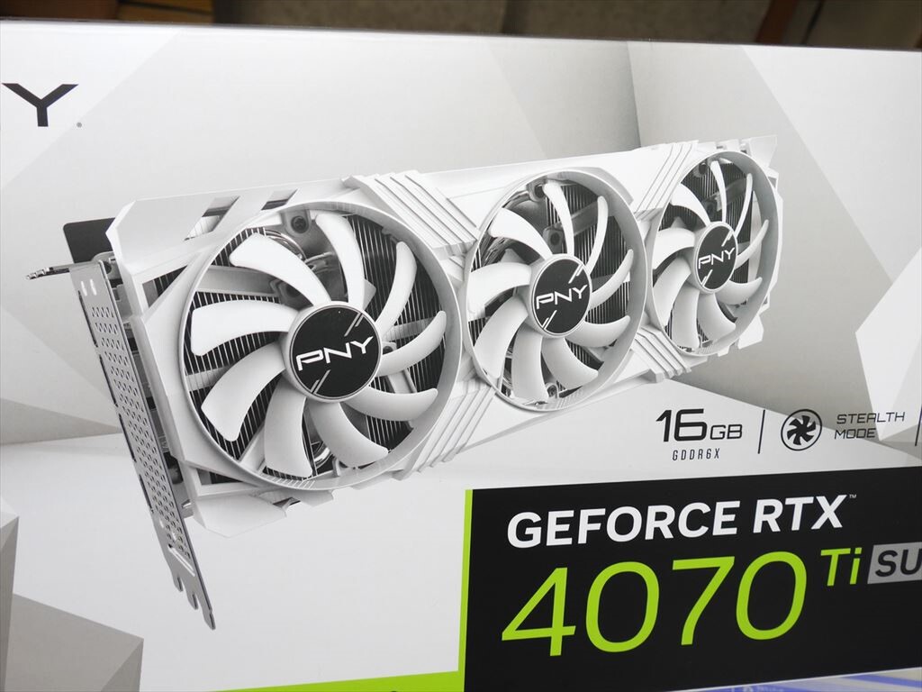 GeForce RTX 4070 Ti SUPER 16GB VERTO LED OC 3FAN White Edition