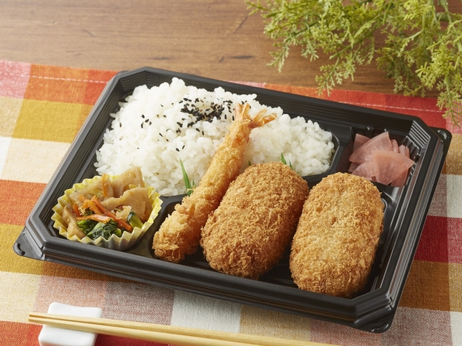 ミニストップ「カニクリームコロッケ弁当」