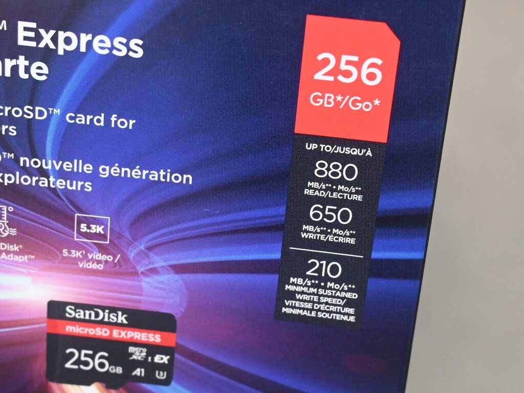 SanDisk microSD Express Card