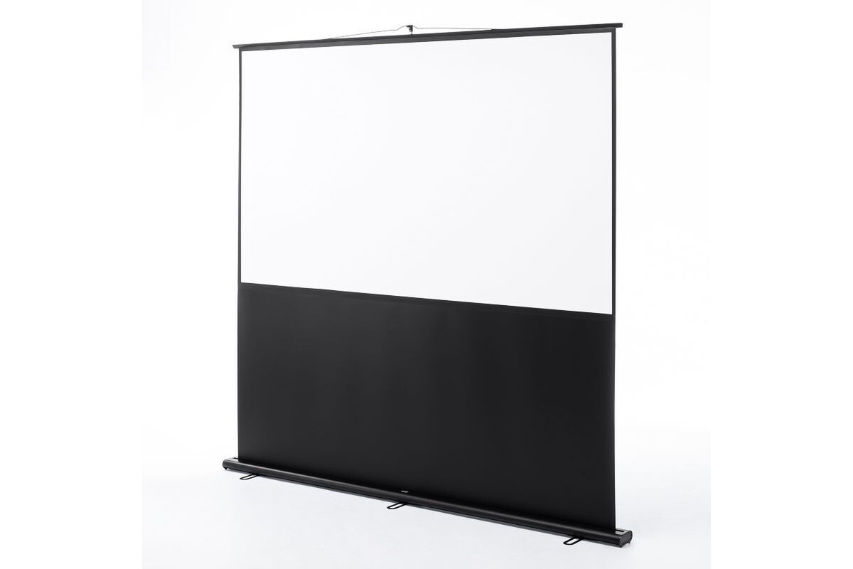 ASCII.jp：使用しない時はコンパクトに収納できる4K対応100型