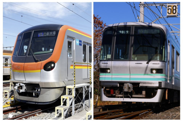 東京メトロ有楽町線と南北線の車両