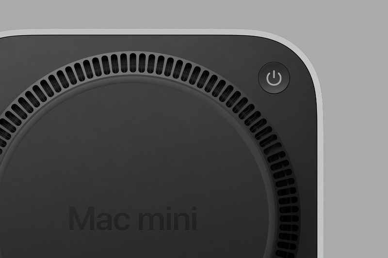 Mac mini（M4）の電源ボタン