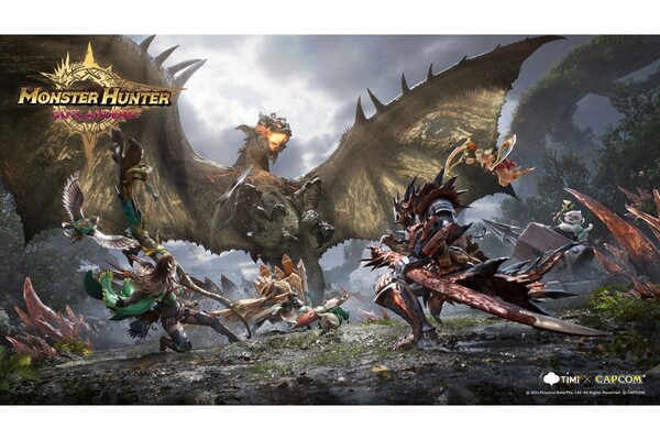 スマホ向け「モンハン」最新作「モンスターハンターアウトランダーズ