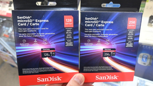 超高速なSanDiskのmicroSD Expressに手頃な128GBモデルが追加