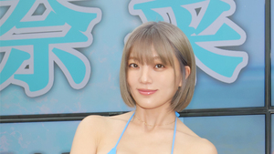 隣のお姉さんが刺激的すぎる!? 金髪になった平塚奈菜、3年ぶりの13th DVDでイベント開催