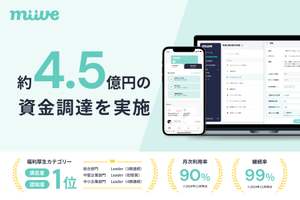 柔軟な福利厚生をリードする「miive」が約4.5億円の資金調達を完了