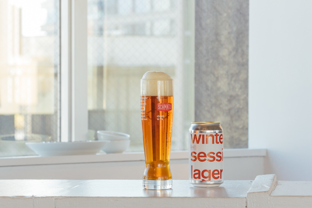 シュマッツで楽しめる冬限定ビール「winter session lager」