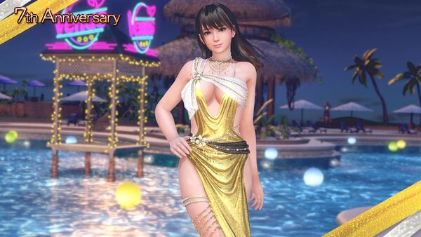 『DOAXVV』祝7周年！アニバーサリーコーデガチャが最大100連無料