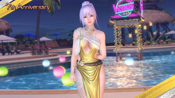 『DOAXVV』祝7周年！アニバーサリーコーデガチャが最大100連無料