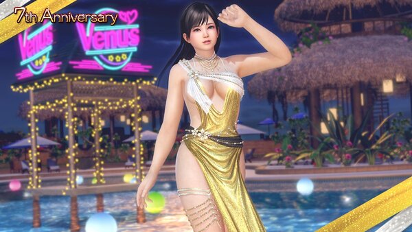 『DOAXVV』祝7周年！アニバーサリーコーデガチャが最大100連無料