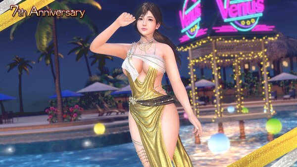 『DOAXVV』祝7周年！アニバーサリーコーデガチャが最大100連無料