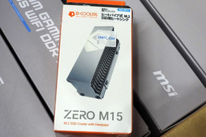 “ゴツイ作り”のM.2 SSD向けヒートシンク　ヒートパイプ内蔵