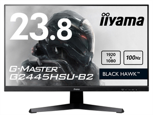 リフレッシュレート100Hz対応！新型ゲーミングモニター「G-MASTER G2445HSU-B2」販売開始