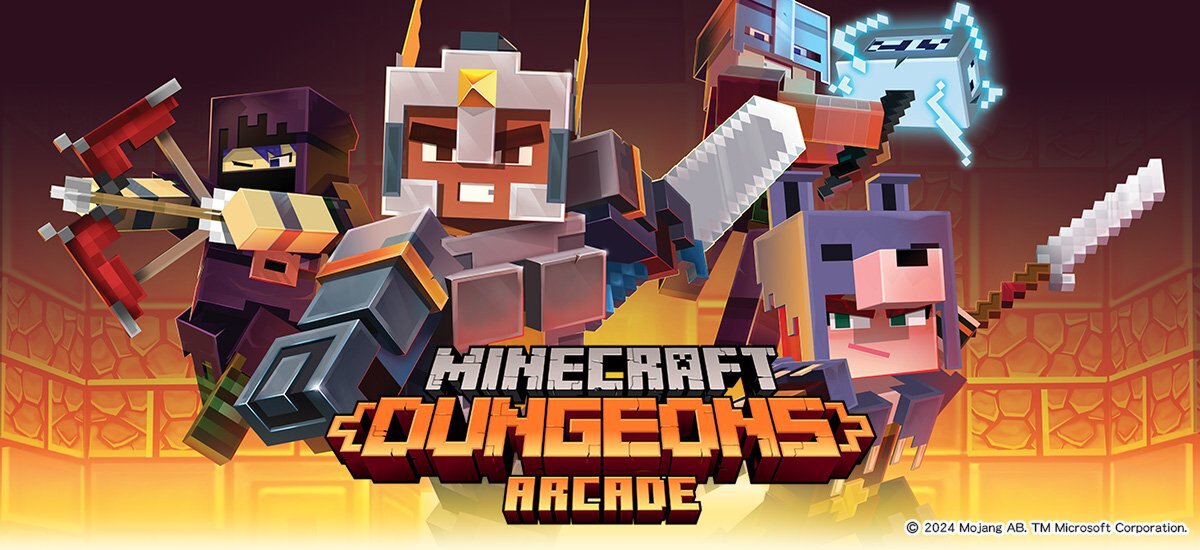 アーケードでも『マイクラ』！『Minecraft Dungeons Arcade』が日本国内のアミューズメント施設で稼働中