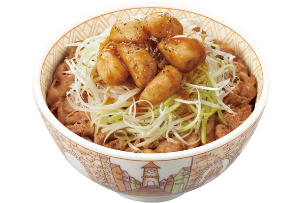 すき家「白髪ねぎ牛丼」「赤だれ白髪ねぎ牛丼」