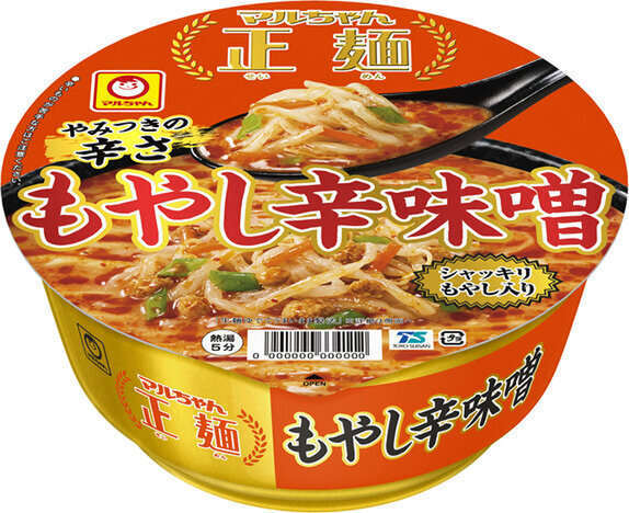 「マルちゃん正麺 カップ もやし辛味噌」