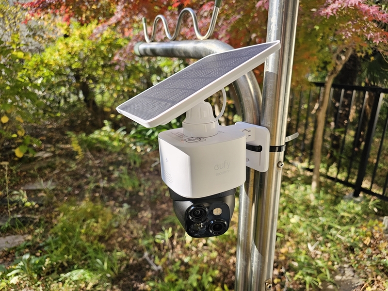 充電不要ですごいでしょ？ 画質も画角も文句なしの防犯カメラ