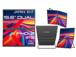 JAPANNEXT、2枚の15.6インチIPSパネルを搭載した新デュアルモバイルディスプレイ「JN-DMD-IPS156F」を発売