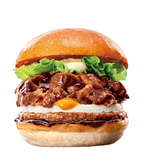 「とろたま牛すき焼きバーガー」