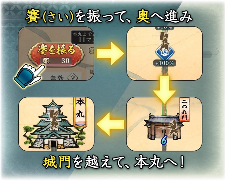 位置情報ゲーム『信長の野望 出陣』にて新イベント「戦国双六イベント」を開催！