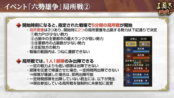 新長期イベント「六勢雄争」が開幕！『三國志 覇道』にて12月アップデートを実施