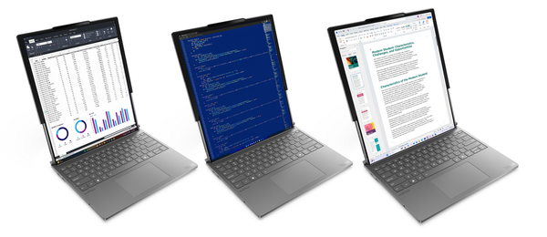 Lenovoが世界初の画面伸縮ノート「ThinkBook Plus Gen 6 Rollable」発表