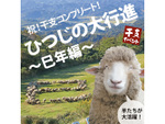 2025年の干支「巳」を描く一風変わったイベント、「ひつじの大行進～巳年編～」開催中【館山自動車道 君津スマートICから約9.5km】