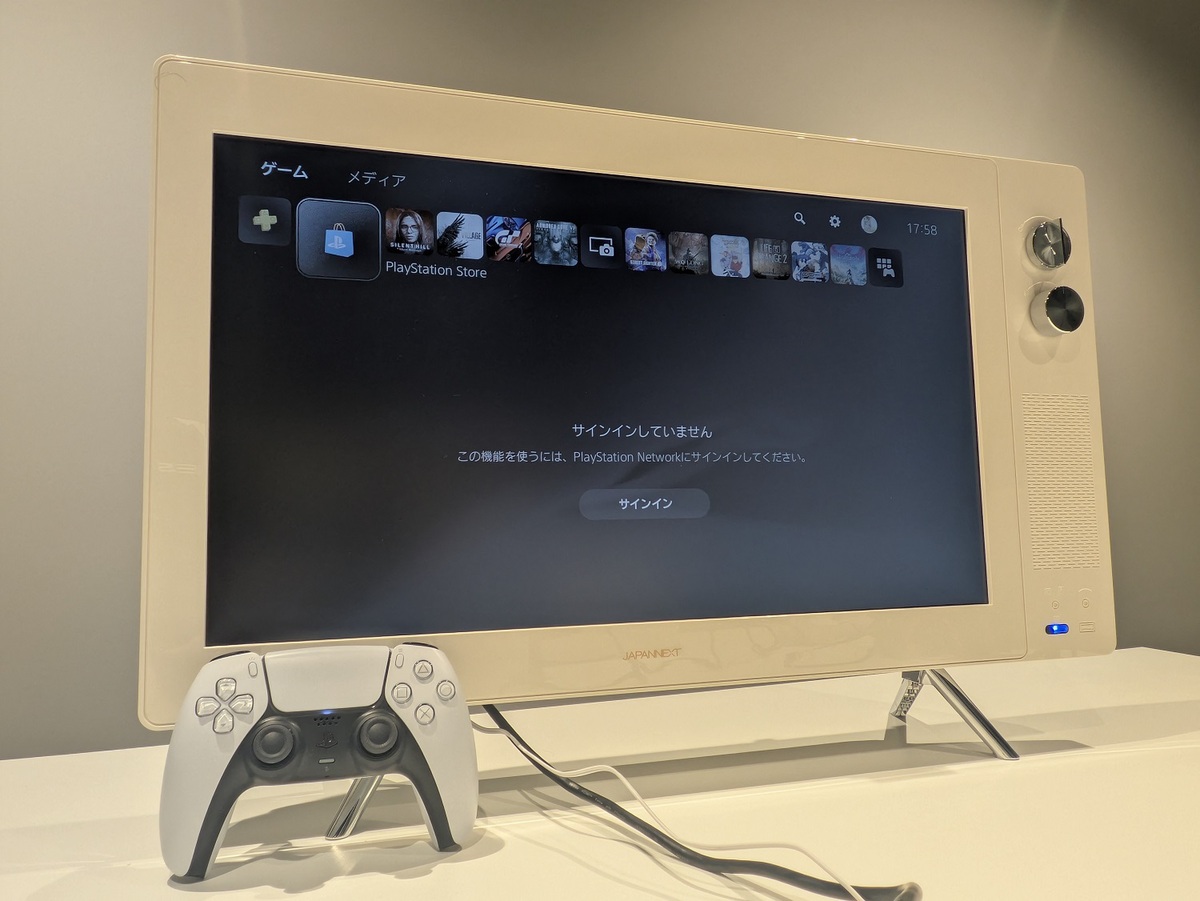 180Hzのブラウン管テレビ風ゲーミングディスプレー、昭和レトロファンの心にドンズバ