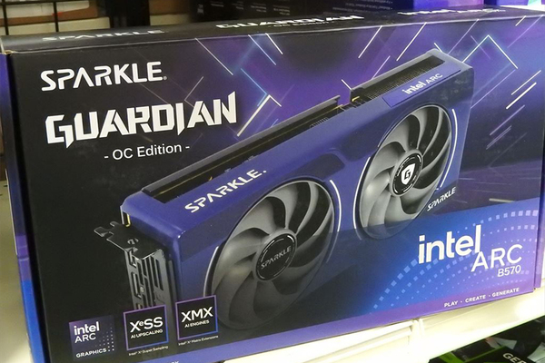 インテル新GPU「Arc B570」搭載ビデオカード、SPARKLEから登場 - 週刊