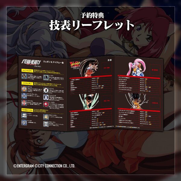 SFシューティング『スチーム・ハーツ』と対戦格闘『ヴァリアブル・ジオ』が2in1で5月29日に発売決定！