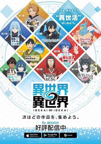 『異世界∞異世界』が山手線の車両を期間限定ジャック！ オリジナルラッピング車両が登場