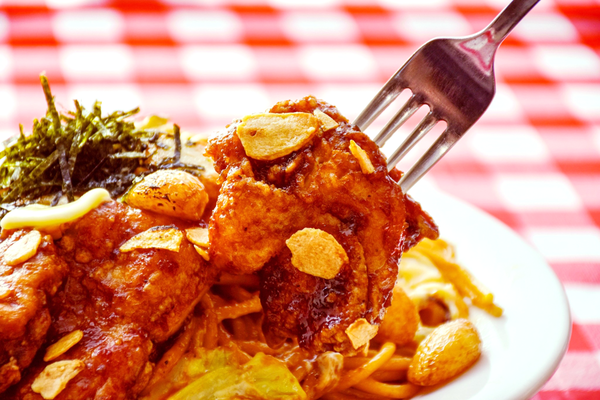 パンチョ「ガリバタチキンスパ」