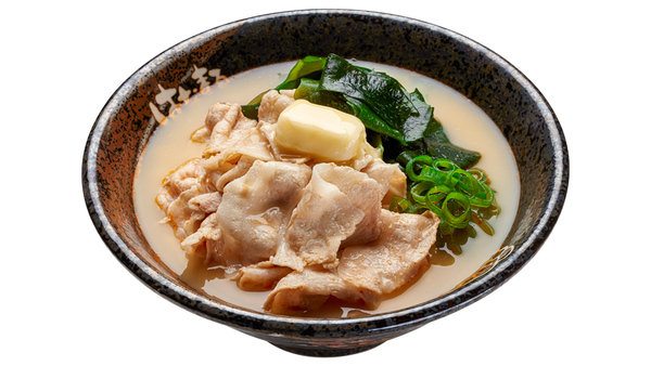 はなまるうどん「豚肉味噌バター」