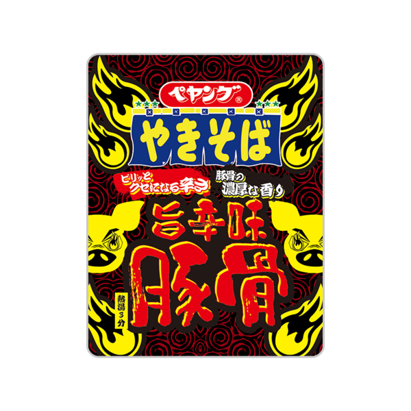 ペヤング 旨辛味豚骨やきそば